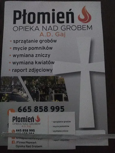 Opieka nad grobem Konin FirmaPłomień